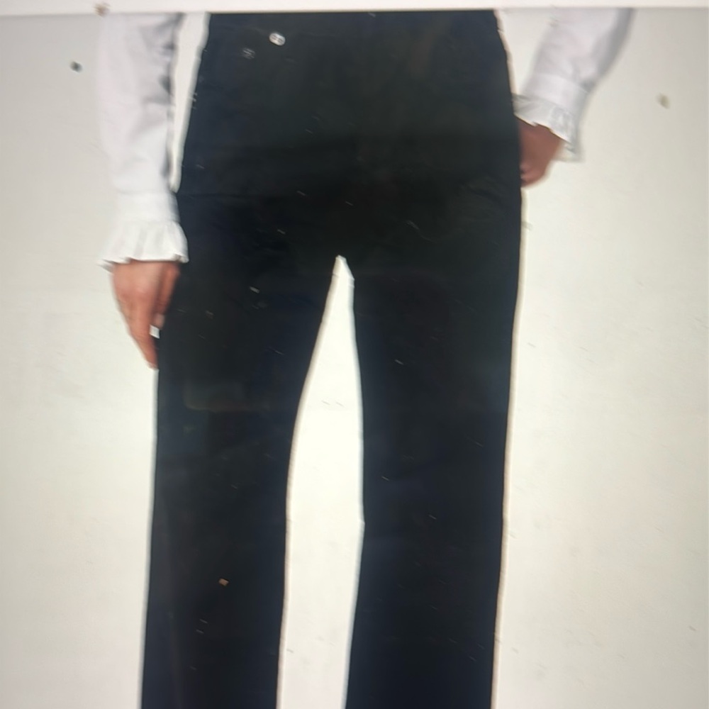 J crewe black  wide leg cropped jeans 26 Nwt